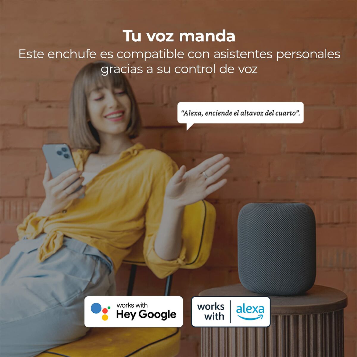 Smart Plug KSIX Smart Energy Slim WIFI 250V White-5
