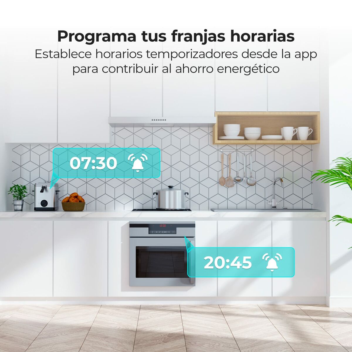 Smart Plug KSIX Smart Energy Slim WIFI 250V White-7